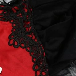 Corset Women's Corsets Trachtenmieder Christmas Halloween Wedding Party Birthday Party Plus Size Black Red Black White Sexy Country Bavarian Hook & Eye Lace Up Classic Tummy Control Push Up Solid -Ladies Pajamas Store ajthnh1663922648928