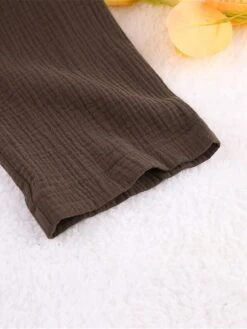 Women's Pajamas Bathrobe Robes Gown Pure Color Simple Casual Comfort Home Daily Bed Cotton Breathable V Wire Long Sleeve Pocket Summer Fall Orange Brown 30 Women's Pajamas Bathrobe Robes Gown Pure Color Simple Casual Comfort Home Daily Bed Cotton Breathable V Wire Long Sleeve Pocket Summer Fall Orange Brown -Ladies Pajamas Store axxerb1693206742894