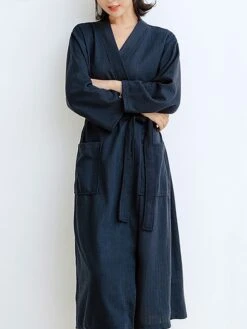 Women's Pajamas Bathrobe Robes Gown Pure Color Simple Casual Comfort Home Daily Bed Polyester Breathable V Wire Long Sleeve Pocket Belt Included Fall Winter Pink Women's Long Sleeves~~ Light Blue 16 Women's Pajamas Bathrobe Robes Gown Pure Color Simple Casual Comfort Home Daily Bed Polyester Breathable V Wire Long Sleeve Pocket Belt Included Fall Winter Pink Women's Long Sleeves~~ Light Blue -Ladies Pajamas Store baxbkq1693467404147