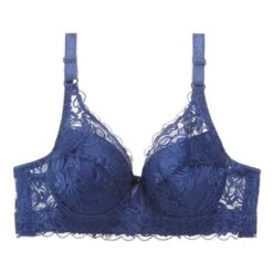 Women's Push Up Bras 3/4 Cup Lace Pure Color Hook & Eye Daily Wear POLY 1PC White Black / Plus Size / Plus Size -Ladies Pajamas Store bhvack1617265452111