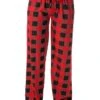 Women's Christmas Pajama Pant Grid / Plaid Fashion Simple Comfort Home Xmas Daily Flannel Comfort Pant Adjustable Fall Winter White Pink -Ladies Pajamas Store bmgxbp1692956707434