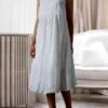Women's Pajamas Nightgown Dress Pure Color Simple Casual Soft Home Daily Bed Cotton And Linen Breathable Straps Sleeveless Backless Summer Spring White 2 Women's Pajamas Nightgown Dress Pure Color Simple Casual Soft Home Daily Bed Cotton And Linen Breathable Straps Sleeveless Backless Summer Spring White -Ladies Pajamas Store bnjjdi1679965924763