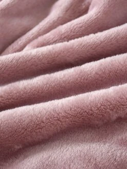 Women's Pajamas Pants Nighty Pure Color Comfort Soft Plush Home Daily Bed Flannel Comfort Warm Long Pant Pocket Elastic Waist Winter Fall Lotus Pink Black -Ladies Pajamas Store bodfps1669892346727