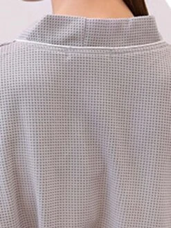 Women's Bathrobe Pure Color Simple Casual Comfort Home Daily Bed Polyester Breathable V Wire Long Sleeve Fall Winter -Ladies Pajamas Store bwiehg1694164345290