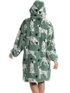 Women's Robe Dog Plush Casual Comfort Home Daily Bed Flannel Warm Breathable Hoodie Long Sleeve Pocket Fall Winter Green 17 Women's Robe Dog Plush Casual Comfort Home Daily Bed Flannel Warm Breathable Hoodie Long Sleeve Pocket Fall Winter Green -Ladies Pajamas Store cbdife1695373710260
