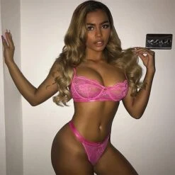 Women's Underwire Bras 3/4 Cup Pure Color Flower / Floral Hook & Eye Wedding Party Date Valentine's Day Polyester Sexy 1 Set White Black / Bra & Panty Set -Ladies Pajamas Store cfyaxz1642413349581