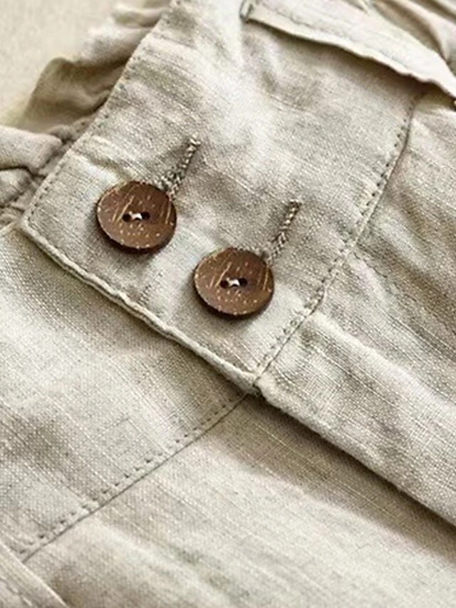 Women's Plus Size Loungewear Pants Pure Color Basic Casual Comfort Home Daily Vacation Cotton Breathable Pant Pocket Summer Spring Black White 11 Women's Plus Size Loungewear Pants Pure Color Basic Casual Comfort Home Daily Vacation Cotton Breathable Pant Pocket Summer Spring Black White - Image 9