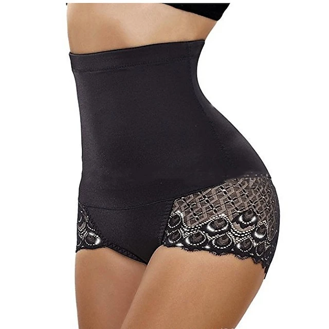 Corset Women's Control Panties Shapewears Office Running Gym Yoga Plus Size Maroon Almond Black Sport Breathable Seamed Lace Up Tummy Control Push Up Solid Color Lace Summer Spring 10 Corset Women's Control Panties Shapewears Office Running Gym Yoga Plus Size Maroon Almond Black Sport Breathable Seamed Lace Up Tummy Control Push Up Solid Color Lace Summer Spring - Image 8