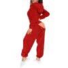 Women's Plush Onesie Christmas Pure Color Warm Fashion Home Xmas Daily Bed Polyester Warm Hoodie Long Sleeve Hole Fall Winter Black Pink -Ladies Pajamas Store cvxhql1694164357774