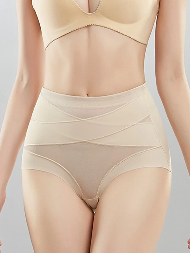 Corset Women's Control Panties Thigh Slimmers Shapewears Office Running Gym Yoga Black Beige Sport Sexy Breathable Lace Up Tummy Control Push Up Basic Pure Color All Seasons 4 Corset Women's Control Panties Thigh Slimmers Shapewears Office Running Gym Yoga Black Beige Sport Sexy Breathable Lace Up Tummy Control Push Up Basic Pure Color All Seasons - Image 2