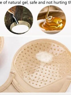 Strapless Silicone Deep U Bra Self-adhesive Gel Sticky Invisible Bra Bra Backless Dress Nude Bra -Ladies Pajamas Store dbpmdo1656490633742