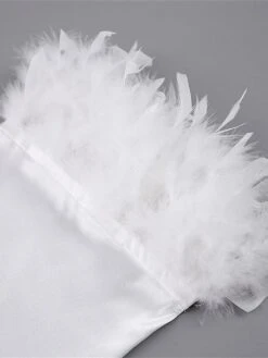 Women's Pajamas Bathrobe Robes Gown Pure Color Fashion Casual Comfort Home Daily Bed Satin Breathable V Wire Long Sleeve Feather Summer Fall White 29 Women's Pajamas Bathrobe Robes Gown Pure Color Fashion Casual Comfort Home Daily Bed Satin Breathable V Wire Long Sleeve Feather Summer Fall White -Ladies Pajamas Store dlrhft1693295708938