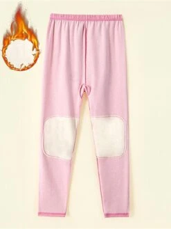 Women's Thermal Lounge Pants Pure Color Simple Casual Comfort Home Daily Bed Cotton Warm Breathable Fall Winter Pink Red