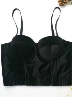 Corset Women's Corset Tops Prom Party & Evening Club Black Wine Green Sexy Overbust Corset Buckle Backless Tummy Control Pure Color Summer Spring -Ladies Pajamas Store dnrxmp1643187461791