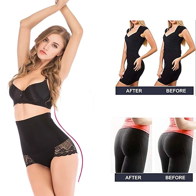 Corset Women's Control Panties Shapewears Office Running Gym Yoga Plus Size Maroon Almond Black Sport Breathable Seamed Lace Up Tummy Control Push Up Solid Color Lace Summer Spring 14 Corset Women's Control Panties Shapewears Office Running Gym Yoga Plus Size Maroon Almond Black Sport Breathable Seamed Lace Up Tummy Control Push Up Solid Color Lace Summer Spring - Image 12