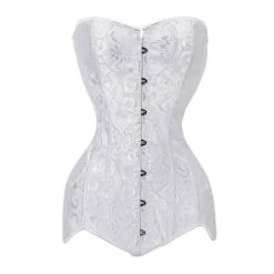 Corset Women's Corsets Trachtenmieder Halloween Prom Party & Evening Club Black White Sexy Country Bavarian Buckle Lace Up Backless Retro Tummy Control Flower Summer Spring -Ladies Pajamas Store dxdwag1656410689381