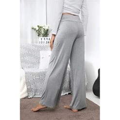 Women's Loungewear Pants Nighty 1 PCS Pure Color Fashion Simple Comfort Home Daily Vacation Cotton Breathable Long Pant Elastic Waist Basic Summer Spring Black Wine 12 Women's Loungewear Pants Nighty 1 PCS Pure Color Fashion Simple Comfort Home Daily Vacation Cotton Breathable Long Pant Elastic Waist Basic Summer Spring Black Wine -Ladies Pajamas Store dzemmu1644462699796