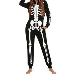 Women's Loungewear Onesie Ghost Fashion Casual Comfort Home Halloween Street Cotton Fall Winter Black -Ladies Pajamas Store ednryo1692182975294