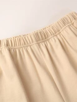 Women's Plus Size Cotton Lounge Pants Pure Color Fashion Casual Comfort Home Street Daily Cotton Warm Gift Pant Pocket Elastic Waist Fall Winter Elegant Black Ivory White -Ladies Pajamas Store edwdjg1693986223937