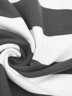 Women's Loungewear Sets Stripe Fashion Comfort Soft Home Daily Bed Polyester Breathable Hoodie Long Sleeve Hoodie Shorts Hoodie Fall Winter Blue Gray -Ladies Pajamas Store eifxoi1694072398082