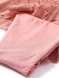 Women's Flower Lace Hole Simple Pure Color Basic Panties Brief Micro-elastic Mid Waist Sexy Nylon 1 PC Green One-Size -Ladies Pajamas Store epdban1646364663656