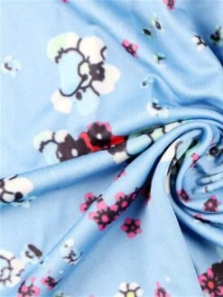 Women's Plus Size Loungewear Nightgown Nightshirt Dress Flower Simple Casual Comfort Home Daily Going Out Polyester Breathable Sleeveless Summer Spring Black Blue -Ladies Pajamas Store esldfe1678256947632