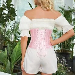 Fashion Womens Underbust Waist Training Corset Bustier Sexy Satin Vintage 39 Fashion Womens Underbust Waist Training Corset Bustier Sexy Satin Vintage -Ladies Pajamas Store exfziy1663920060495