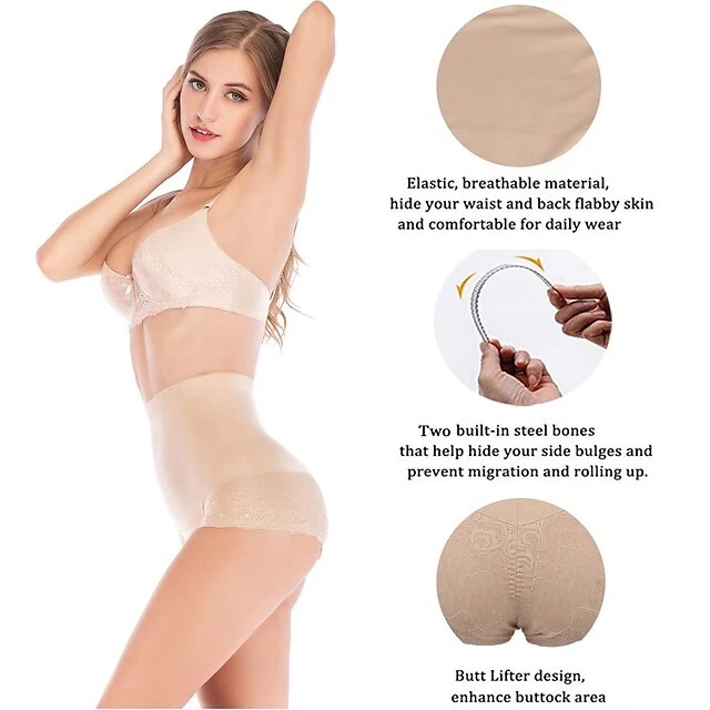 Corset Women's Control Panties Shapewears Office Running Gym Yoga Plus Size Maroon Almond Black Sport Breathable Seamed Lace Up Tummy Control Push Up Solid Color Lace Summer Spring 19 Corset Women's Control Panties Shapewears Office Running Gym Yoga Plus Size Maroon Almond Black Sport Breathable Seamed Lace Up Tummy Control Push Up Solid Color Lace Summer Spring - Image 17