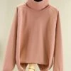 Women's Loungewear Thermal Shirt Pure Color Simple Casual Comfort Home Daily Bed Polyester Warm High Neck Long Sleeve Fall Winter Black Yellow 1 Women's Loungewear Thermal Shirt Pure Color Simple Casual Comfort Home Daily Bed Polyester Warm High Neck Long Sleeve Fall Winter Black Yellow -Ladies Pajamas Store fbnvqr1697183559315
