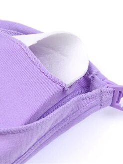 Women's Plus Size Maternity Nursing Bra Wireless Solid Home Daily Bed Nylon Breathable Straps Sleeveless Backless Summer Spring Charming Purple Black -Ladies Pajamas Store gozigs1696231991143