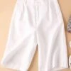 Women's Loungewear Pants Lounge Pants Pure Color Simple Casual Comfort Home Daily Vacation Cotton And Linen Breathable Button Pocket Summer Spring Black White 2 Women's Loungewear Pants Lounge Pants Pure Color Simple Casual Comfort Home Daily Vacation Cotton And Linen Breathable Button Pocket Summer Spring Black White -Ladies Pajamas Store guicyq1678856862037