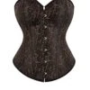 Women's Corsets Waist Trainer Body Shaper Flower Fashion Retro Costume Party Daily Masquerade Vacation Polyester Breathable Bandeau Summer Spring Brown -Ladies Pajamas Store gwqiil1691133269012