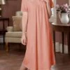 Women's Plus Size Pajamas Nightgown Nightshirt Dress Pure Color Simple Casual Soft Home Daily Bed Polyester Breathable Crew Neck Short Sleeve Button Summer Spring Light Green Pink 1 Women's Plus Size Pajamas Nightgown Nightshirt Dress Pure Color Simple Casual Soft Home Daily Bed Polyester Breathable Crew Neck Short Sleeve Button Summer Spring Light Green Pink -Ladies Pajamas Store gxvqkg1695266654275