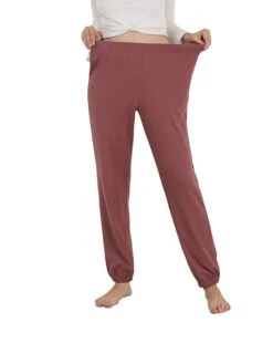 Women's Plus Size Loungewear Pants Pure Color Warm Fashion Casual Home Street Daily Cotton Warm Breathable Pant Pocket Elastic Waist Fall Winter Smoke Gray Pomegranate Red 16 Women's Plus Size Loungewear Pants Pure Color Warm Fashion Casual Home Street Daily Cotton Warm Breathable Pant Pocket Elastic Waist Fall Winter Smoke Gray Pomegranate Red -Ladies Pajamas Store hflbau1693986210694