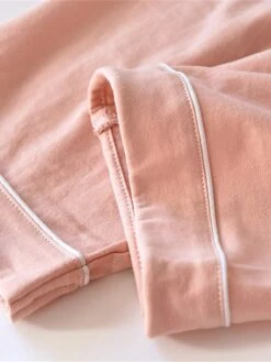 Women's Pajamas Pants Pure Color Simple Casual Comfort Home Daily Bed Cotton Breathable Pant Elastic Waist Fall Winter Pine Green - Loose Feet Honey Pink - Loose Feet -Ladies Pajamas Store hmgcnm1695798652152