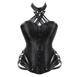 Corset Women's Plus Size Corsets Country Bavarian Overbust Corset Classic Tummy Control Push Up Abstract Flower Printing Zipper Lace Up Nylon Polyester / Cotton Christmas Halloween Wedding Party