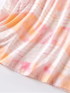 Women's Pajamas Nightgown Nightshirt Dress Tie Dye Fashion Casual Soft Home Daily Bed Cotton Breathable Crew Neck Short Sleeve Summer Spring Light Pink Pink -Ladies Pajamas Store ienrjz1681464655108