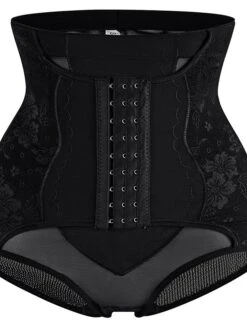 Women's Plus Size Shapewear Waist Trainer Body Shaper Flower Sport Casual Daily Going Out Polyester Breathable Summer Spring Black Khaki -Ladies Pajamas Store iksgzj1681880789498