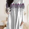 Women's Nightgown Geometic Flower Fashion Comfort Home Daily Polyester Crew Neck Long Sleeve Pocket Fall Winter Yellow Light Grey 1 Women's Nightgown Geometic Flower Fashion Comfort Home Daily Polyester Crew Neck Long Sleeve Pocket Fall Winter Yellow Light Grey -Ladies Pajamas Store ivftft1693552951784