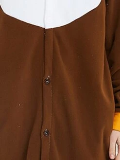 Women's Winter Hoodie Onesies Pajama For Adult Jumpsuits Animal Cartoon Comfort Funny Soft Home Christmas Daily Cotton Warm Hoodie Long Sleeve Pocket Winter Fall Yellow Brown / Pjs -Ladies Pajamas Store jauhlk1665476337257