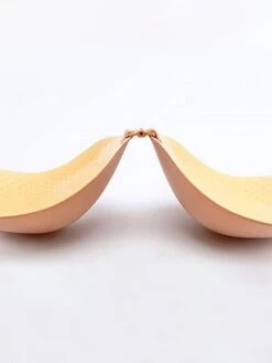 Women's Plus Size Bras & Bralettes Adhesive Bra Strapless 3/4 Cup Solid Color Micro-elastic Breathable Push Up Invisible Wedding Party Party & Evening Silica Gel 805-1 Skin Tone / 1 PC -Ladies Pajamas Store jmdrph1657074223393
