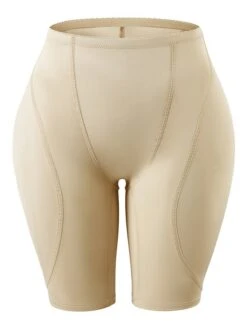 Women's Shapewear With Hip Pads Pure Color Sport Casual Comfort Home Daily Gyms Nylon Breathable Summer Spring Black Beige -Ladies Pajamas Store jmqjvg1696837251059