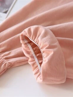 Women's Pajamas Pants Pure Color Simple Casual Comfort Home Daily Bed Cotton Breathable Pant Elastic Waist Fall Winter Pine Green - Loose Feet Honey Pink - Loose Feet -Ladies Pajamas Store jnqphp1695798653333