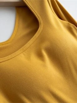 Women's Square Neck Pajama Top With Chest Pads Loungewear Top Pure Color Fashion Casual Comfort Home Street Daily Polyester Breathable Square Neck Long Sleeve Fall Winter Black White Yellow 24 Women's Square Neck Pajama Top With Chest Pads Loungewear Top Pure Color Fashion Casual Comfort Home Street Daily Polyester Breathable Square Neck Long Sleeve Fall Winter Black White Yellow -Ladies Pajamas Store jvdpou1697699934606