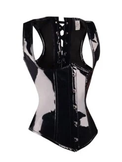 Corset Women's Corsets Office Halloween Party & Evening Black Breathable Comfortable Overbust Corset Hook & Eye Lace Up Tummy Control Tie Back Gradient Fall Winter