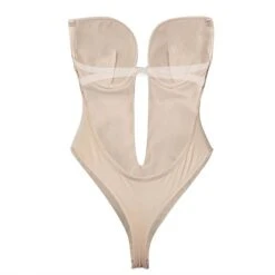 Corset Women's Bodysuits Wedding Party Party & Evening Club Black Beige Spandex Sport Overbust Corset Backless Tummy Control Push Up Pure Color Fall Winter -Ladies Pajamas Store kbikxr1662099892401