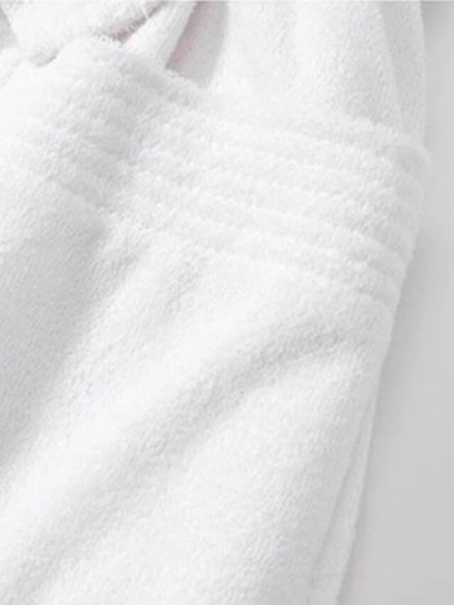 Women's Robe Pure Color Simple Casual Comfort Home Bed Wedding Party Polyester Breathable V Wire Long Sleeve Fall Winter White Pink 12 Women's Robe Pure Color Simple Casual Comfort Home Bed Wedding Party Polyester Breathable V Wire Long Sleeve Fall Winter White Pink - Image 10