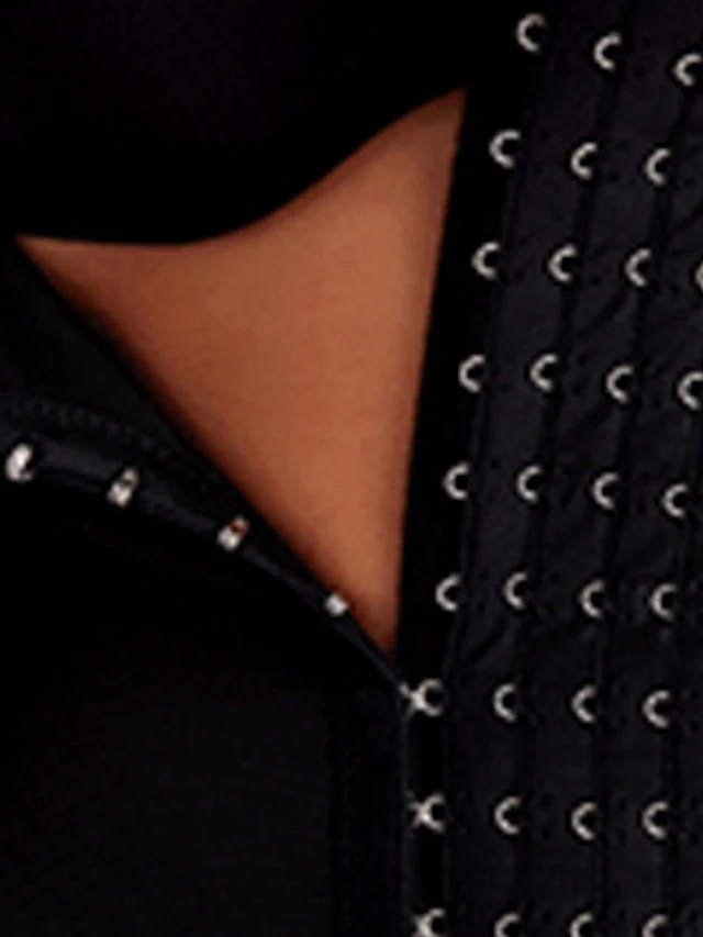 Corset Women's Waist Trainer Corsets Shapewears Office Running Gym Yoga Black Beige Sport Breathable Comfortable Hook & Eye Tummy Control Push Up Front Close Pure Color Summer Spring 17 Corset Women's Waist Trainer Corsets Shapewears Office Running Gym Yoga Black Beige Sport Breathable Comfortable Hook & Eye Tummy Control Push Up Front Close Pure Color Summer Spring - Image 15