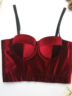 Corset Women's Corset Tops Prom Party & Evening Club Black Wine Green Sexy Overbust Corset Buckle Backless Tummy Control Pure Color Summer Spring -Ladies Pajamas Store kzjmak1643187460376