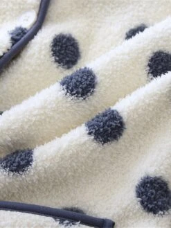 Women's Loungewear Sets Dot Fashion Comfort Soft Home Daily Bed Flannel Warm Breathable Crew Neck Long Sleeve Shirt Pant Button Pocket Fall Winter Black White -Ladies Pajamas Store lahdrj1692927373123